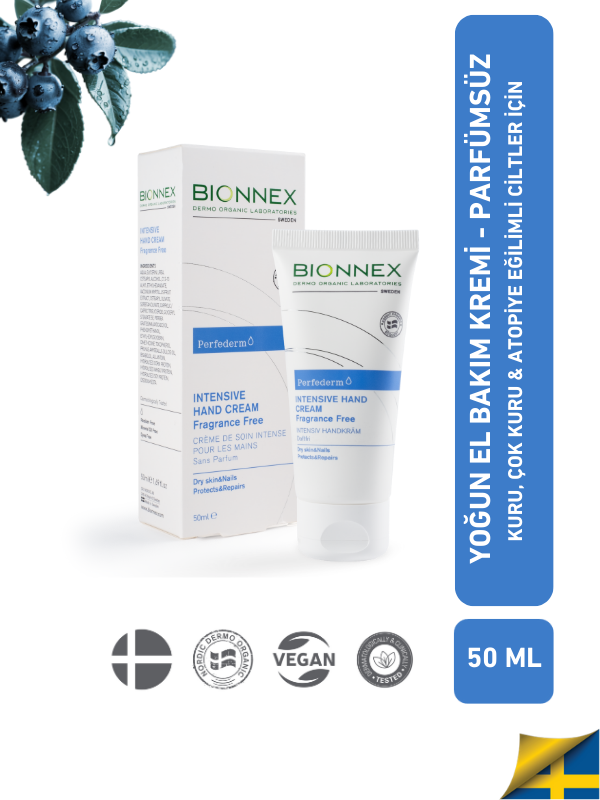 Perfederm Atopiye Eğilimli Ciltler için Yoğun El Bakım Kremi