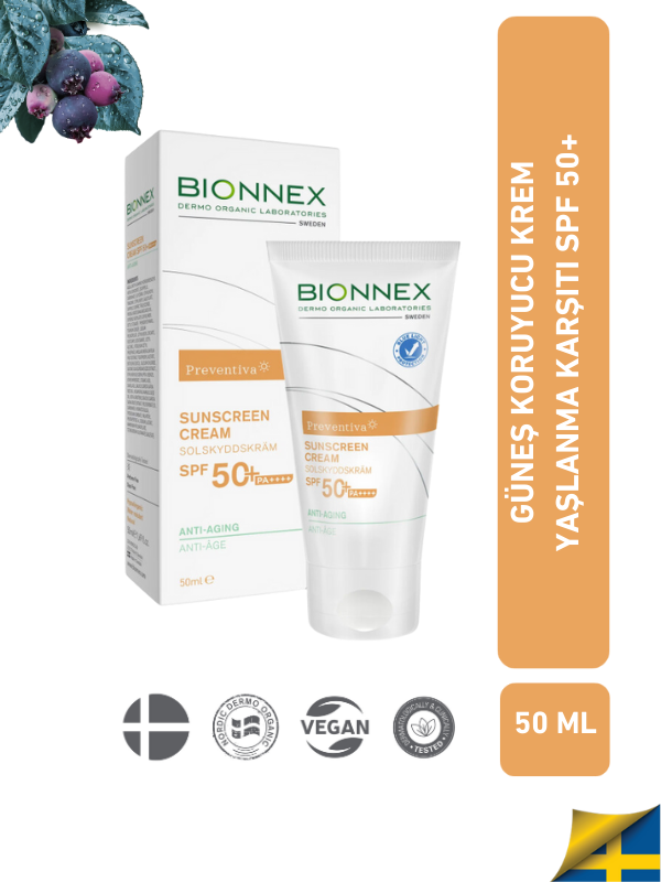 Preventıva Güneş Koruyucu Krem – SPF 50+ Yaşlanma Karşıtı