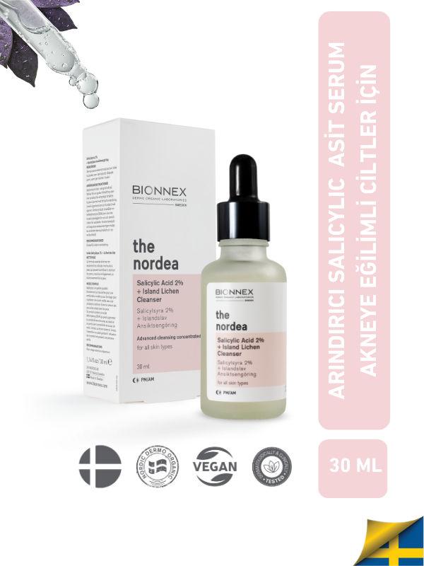 The Nordea SALICYLIC ACID 2% + ISLAND LICHEN CLEANSER