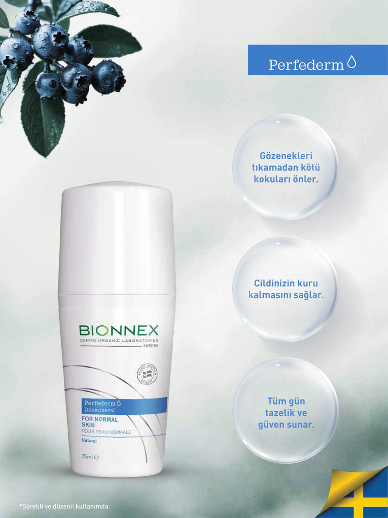 Perfederm Deomineral Roll-On – Normal Ciltler İçin